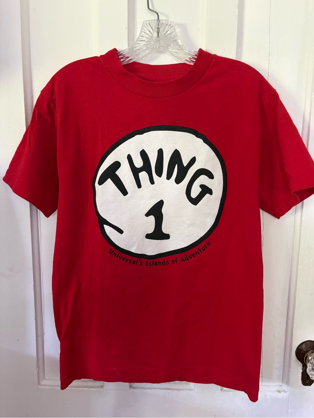 Universal Studios Unisex Red Thing 1 Graphic Tee